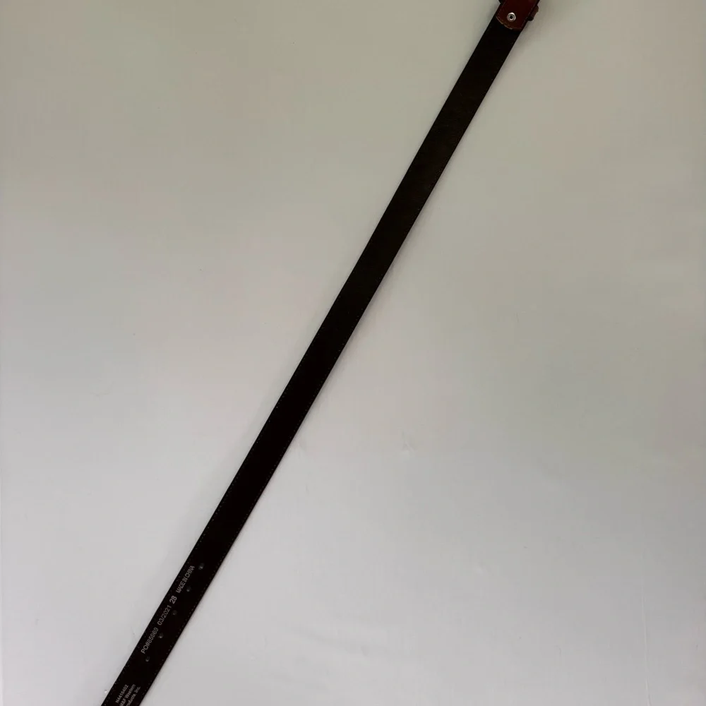 Nocona Belt Co Brown Leather Belt Cowboy Western